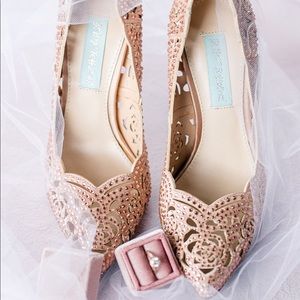 Betsey Johnson Bridal Heels